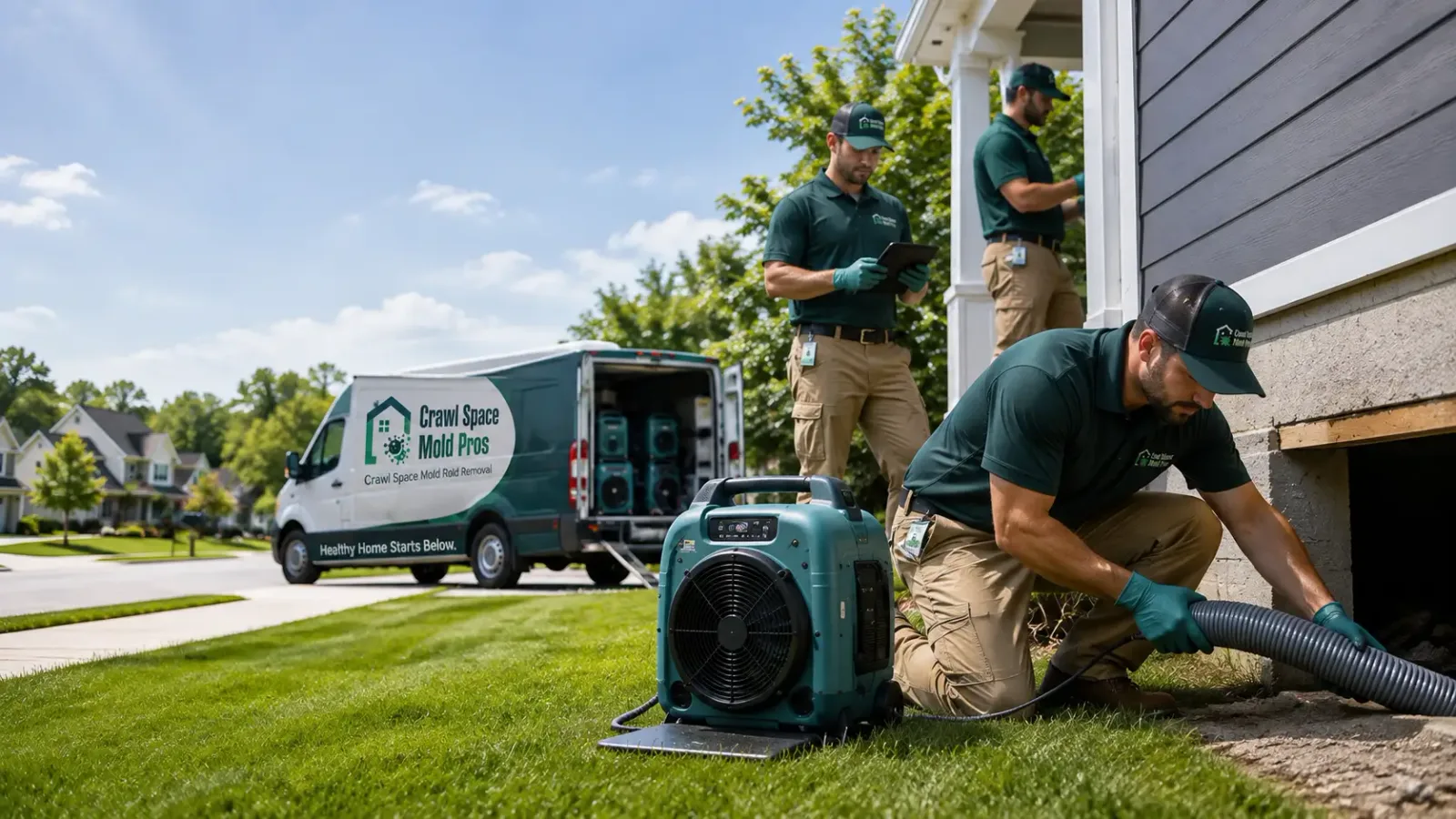Crawl Space Mold Removal in Polk, NE